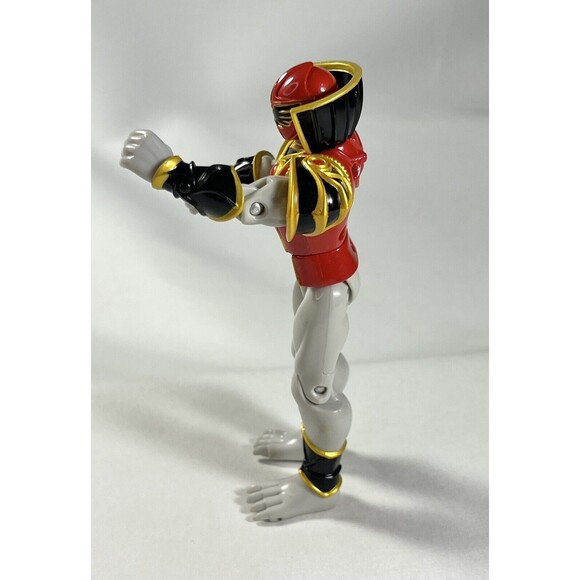 2005 Bandai Power Rangers Mystic Force Jenji Cat Red Ranger Action Figure - Picture 6 of 10